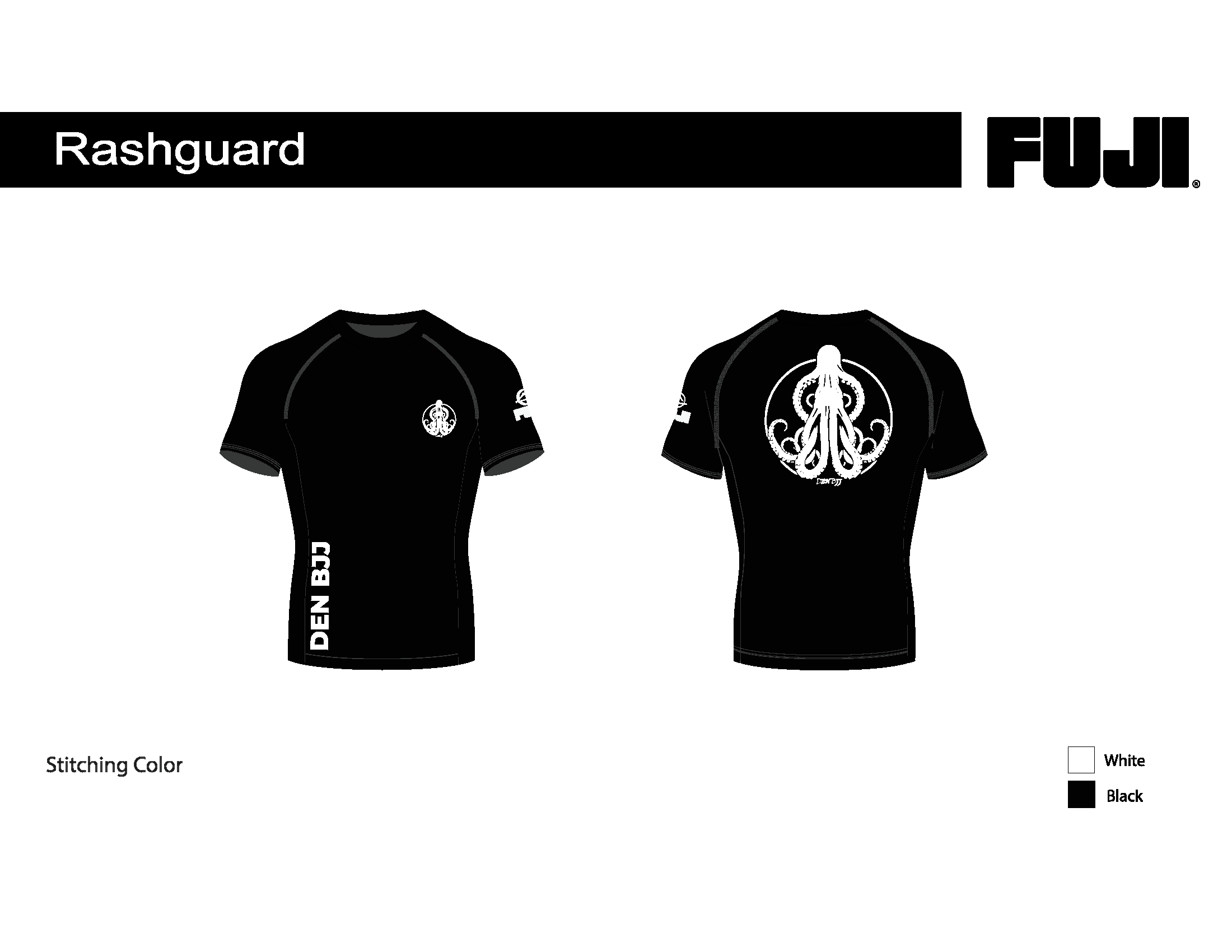 Den BJJ Rashguard - Men's Short Sleeve
